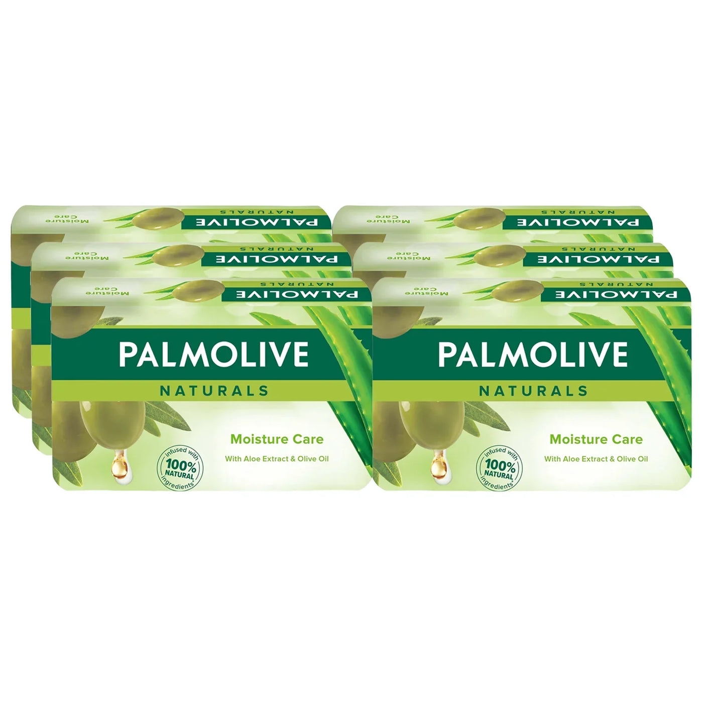 Palmolive Naturals Moisture Care Bar Soap - 6 × 150g