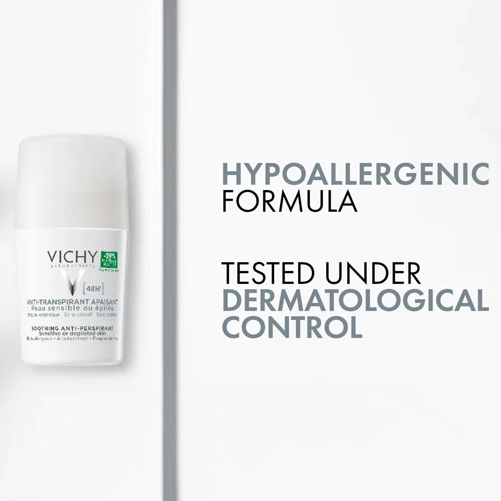 Vichy Laboratories Soothing 48H Deodorant Roll On - 50ml