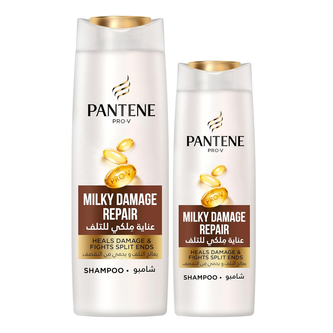 Pantene Pro-V Milky Damage Repair Shampoo - 375ml + 190ml
