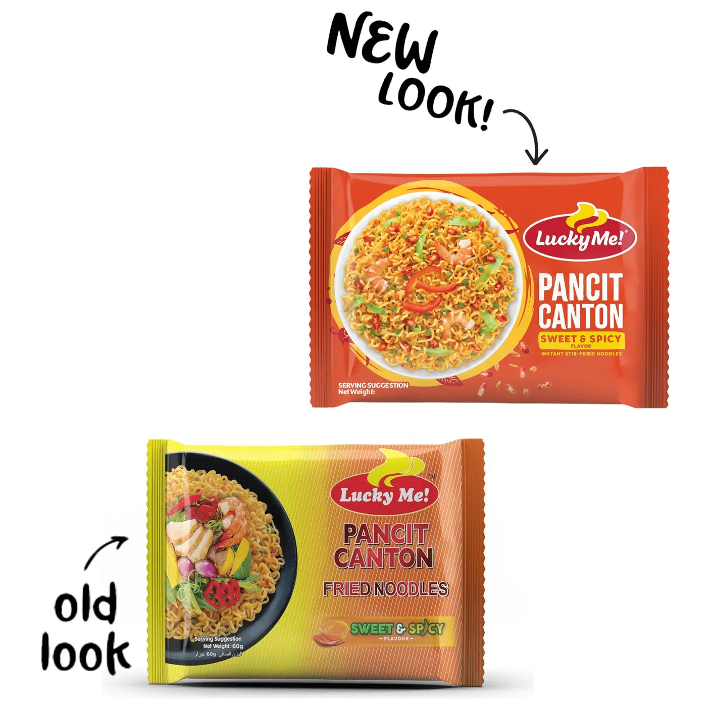 Lucky Me Pancit Canton Sweet and Spicy 60g