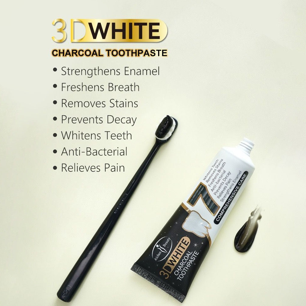 Aichun Beauty 3D White Charcoal Toothpaste - 100g