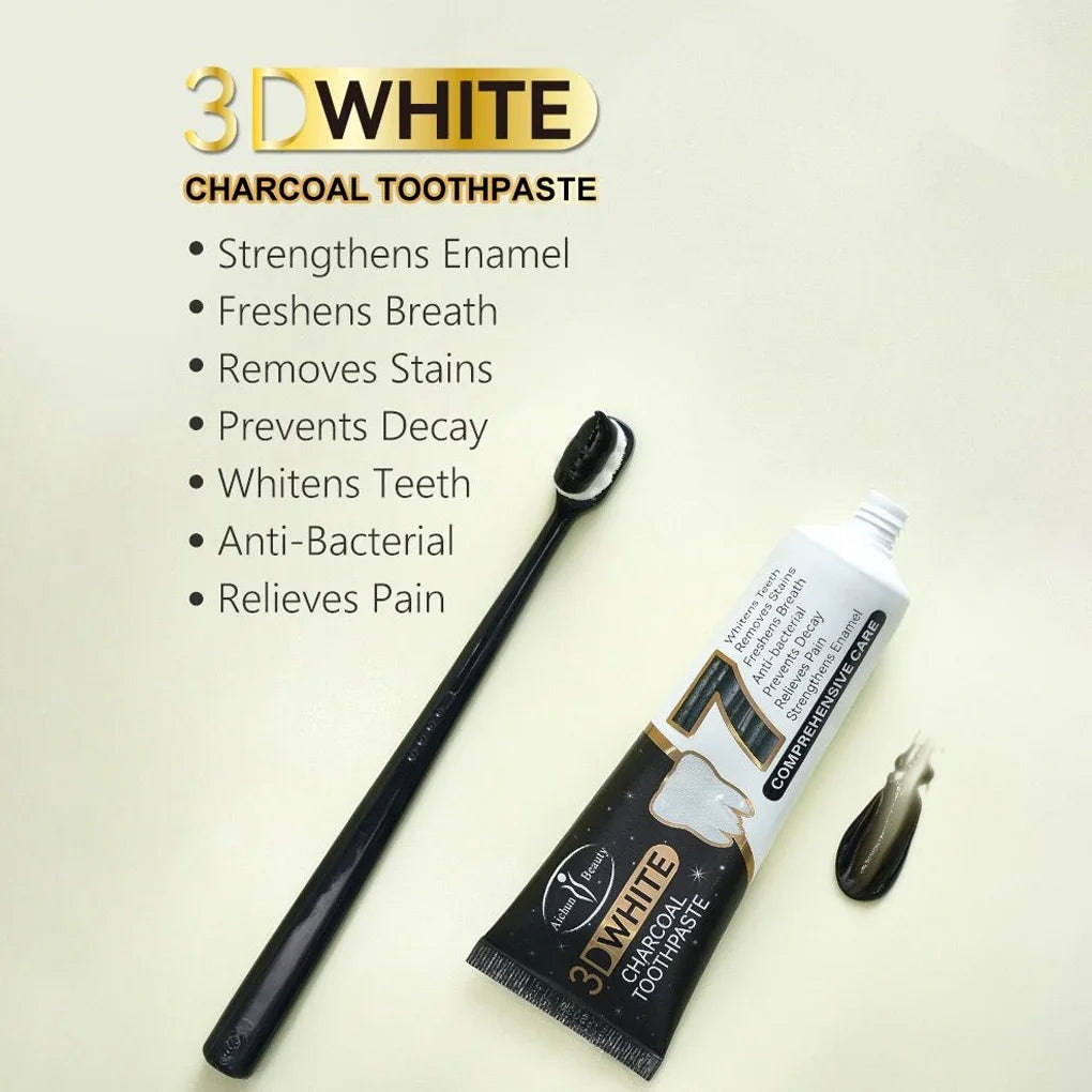 Aichun Beauty 3D White Charcoal Toothpaste - 100g