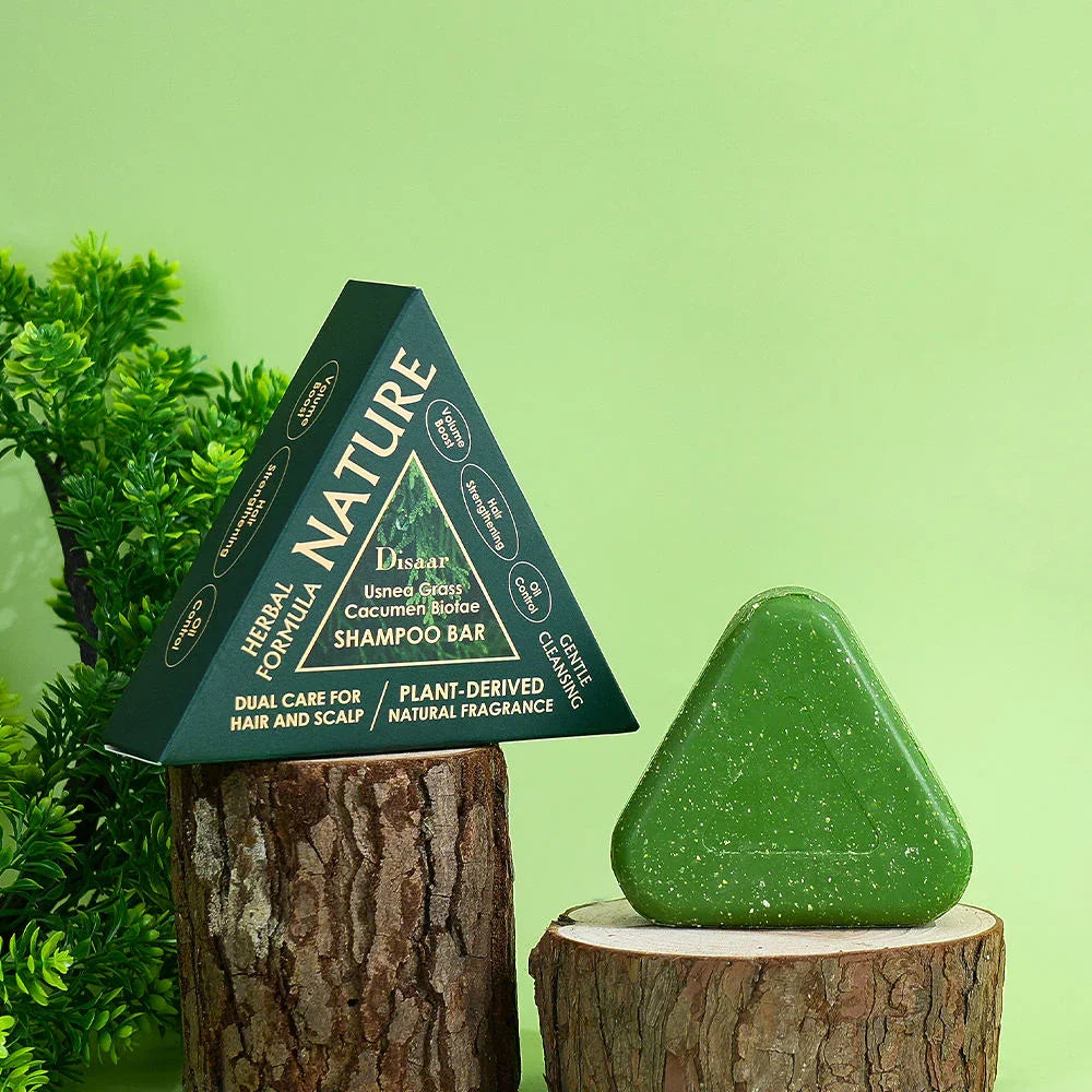 Disaar Usnea Grass & Cacumen Biotae Shampoo Bar - 120g