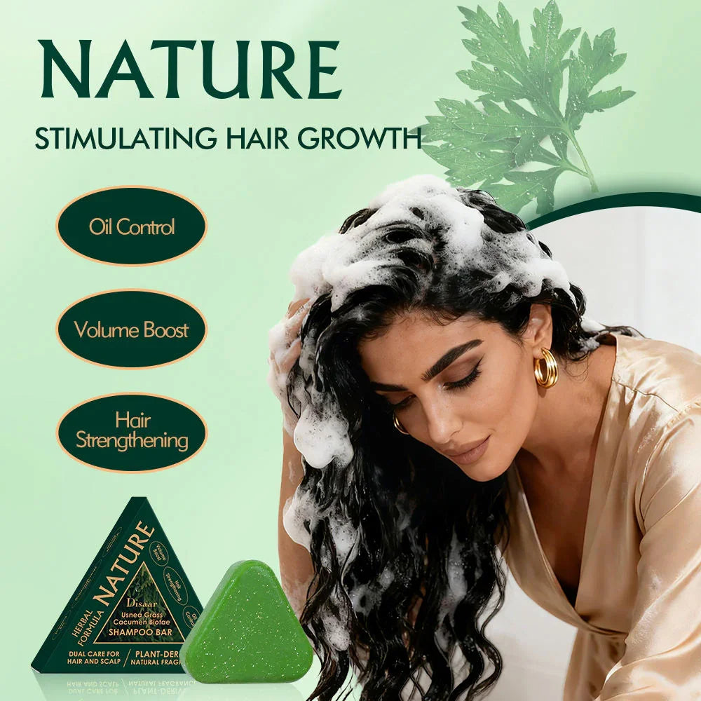 Disaar Usnea Grass & Cacumen Biotae Shampoo Bar - 120g
