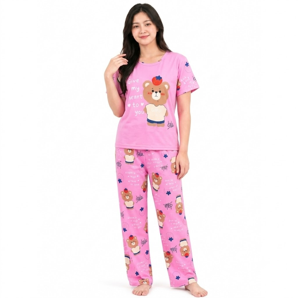 Women's Nightwear 3pcs Set Pajama - HXF:1136