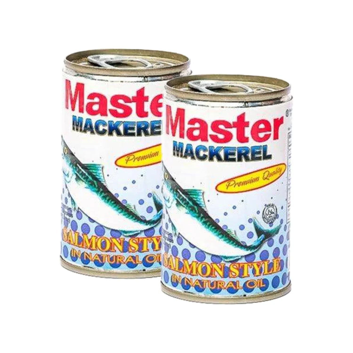 Master Mackerel Salmon Style in Natural Oil - 155g × 2 Pcs (Offer)