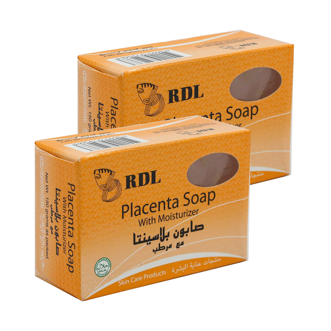 RDL Placenta Soap With Moisturizer For Body - 150g (1+1) Offer