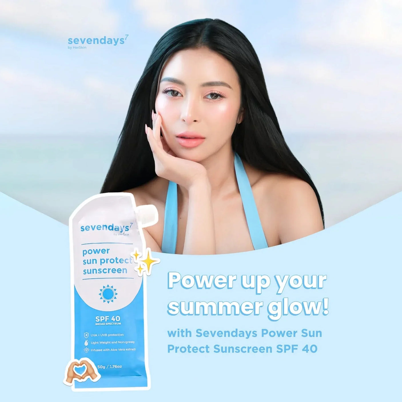 HerSkin Sevendays Sunscreen SPF 40 - 50g