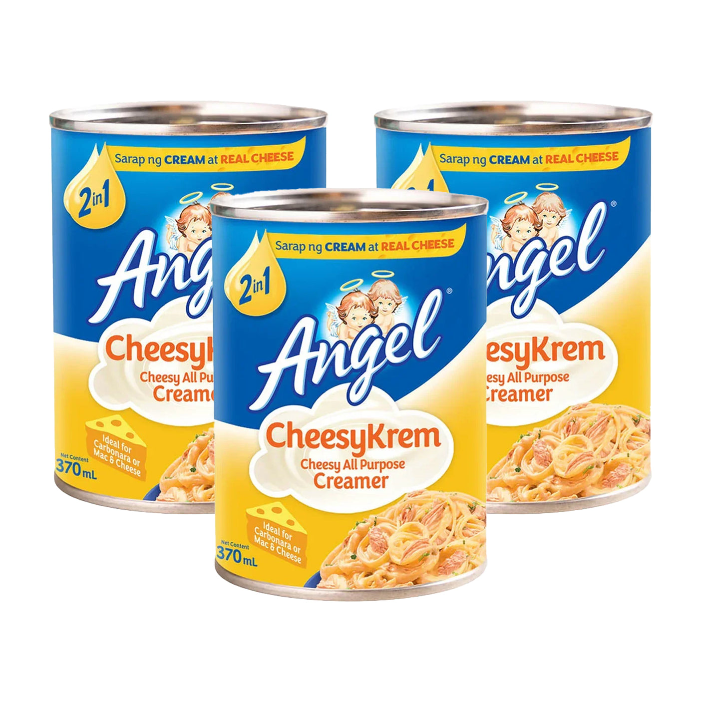Angel CheesyKrem 2 in 1 Cheesy All Purpose Creamer - 370ml (2+1) Offer