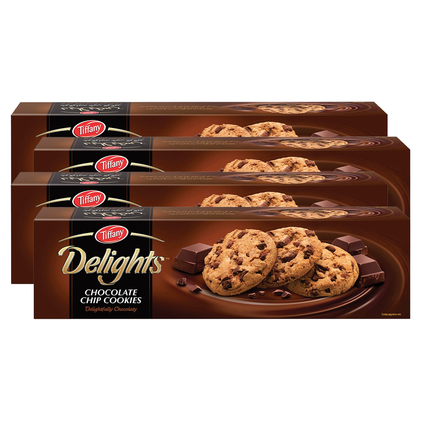 Tiffany Delights Chocolate Chip Cookies - 90g (3+1) Offer