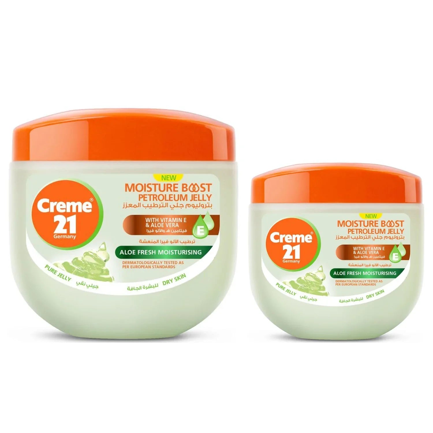 Creme 21 Aloe Fresh Moisturizing Petroleum Jelly - 300ml + 100ml
