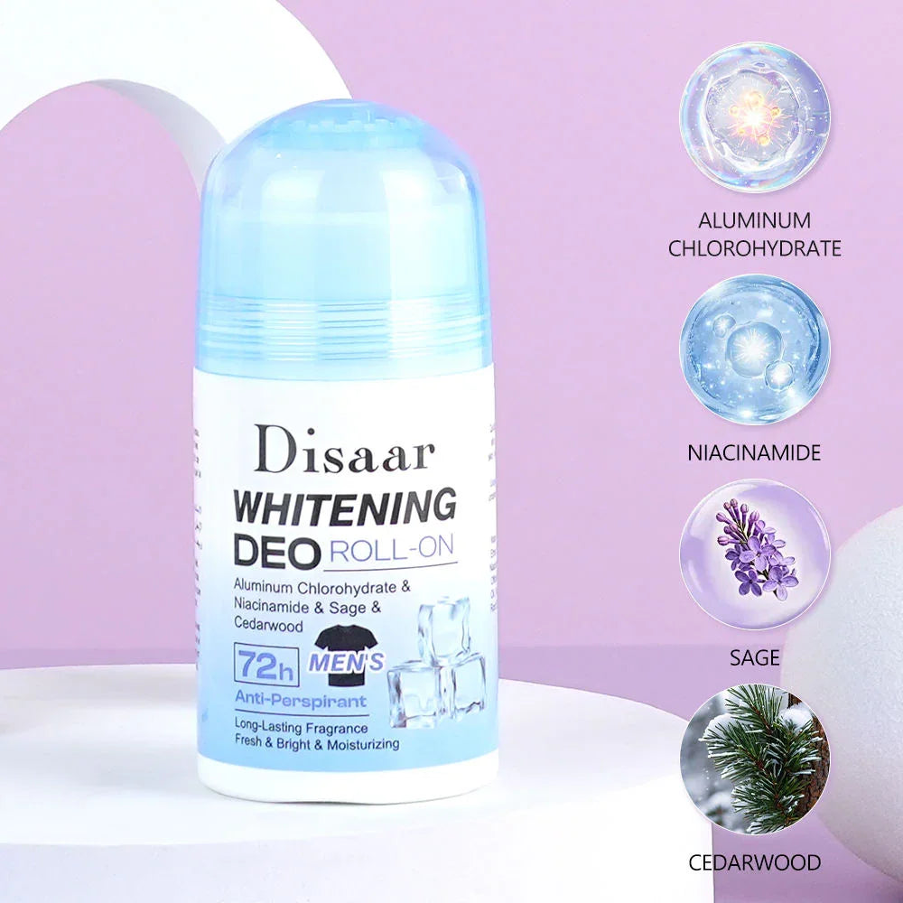 Disaar Men's 72H Deodorant Roll-On - 100ml