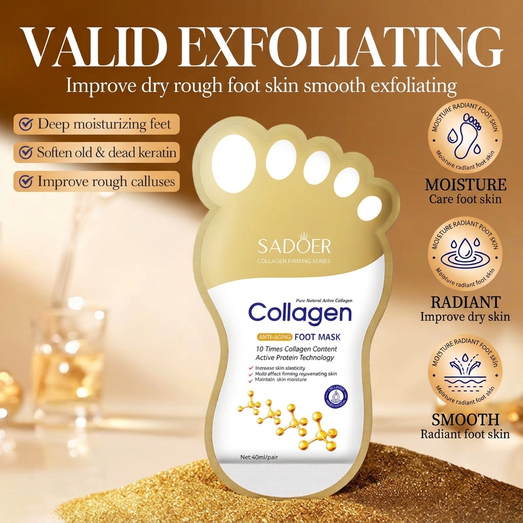 Sadoer Collagen Anti-Aging Foot Mask - 40ml
