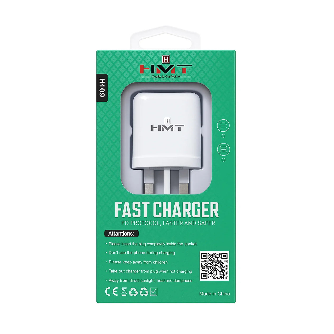 شاحن HMT 25W PD السريع IP - H109