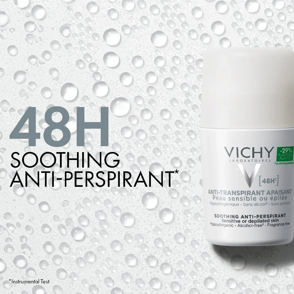 Vichy Laboratories Soothing 48H Deodorant Roll On - 50ml