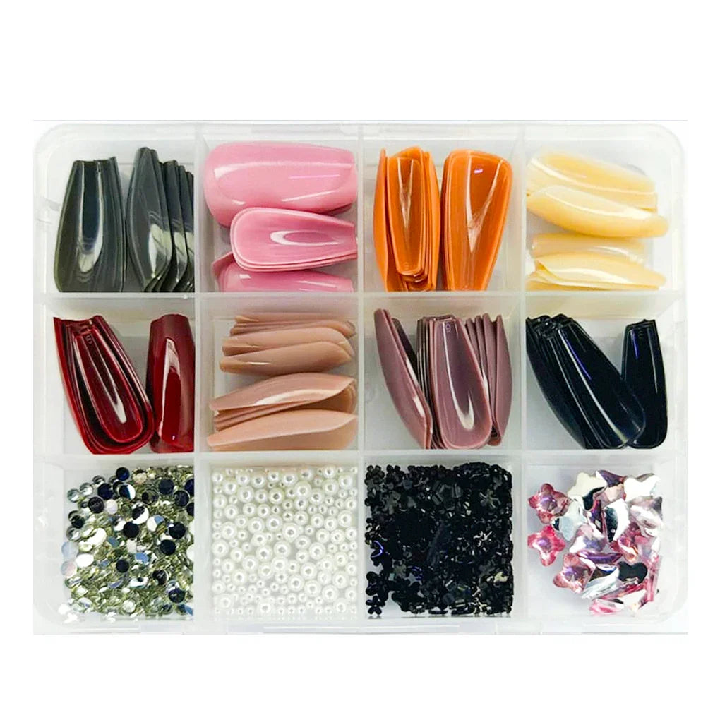 Nails Decoration 3D Multi Shapes Fake Nails