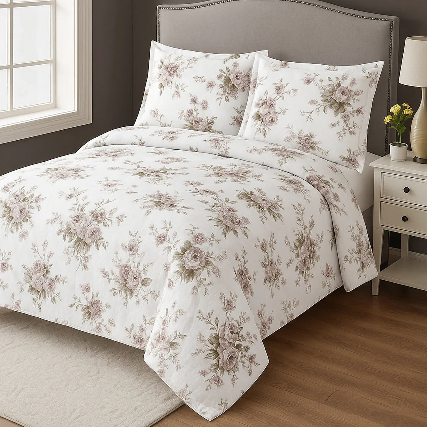 Active High Quality Bed Sheet With One Pillow Cover - 150 x 230 CM