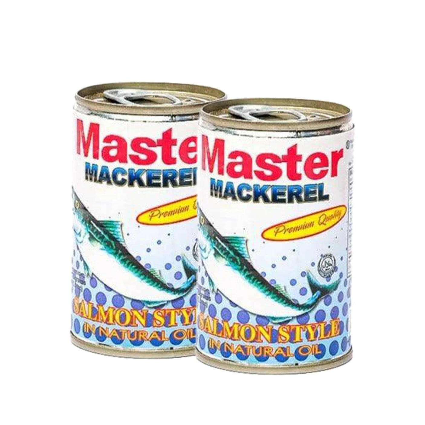 Master Mackerel Salmon Style in Natural Oil - 155g × 2 Pcs (Offer)