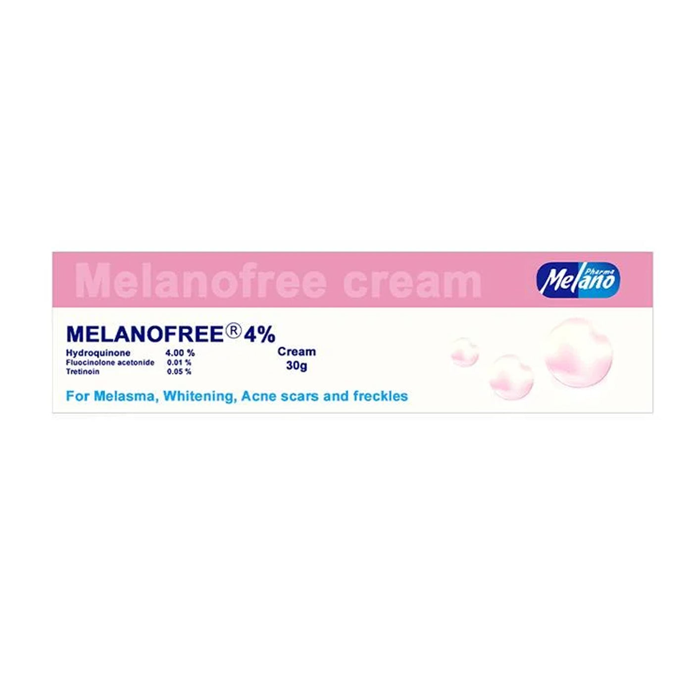 Melanofree For Melasma Acne Scars & Freckles Cream - 30g
