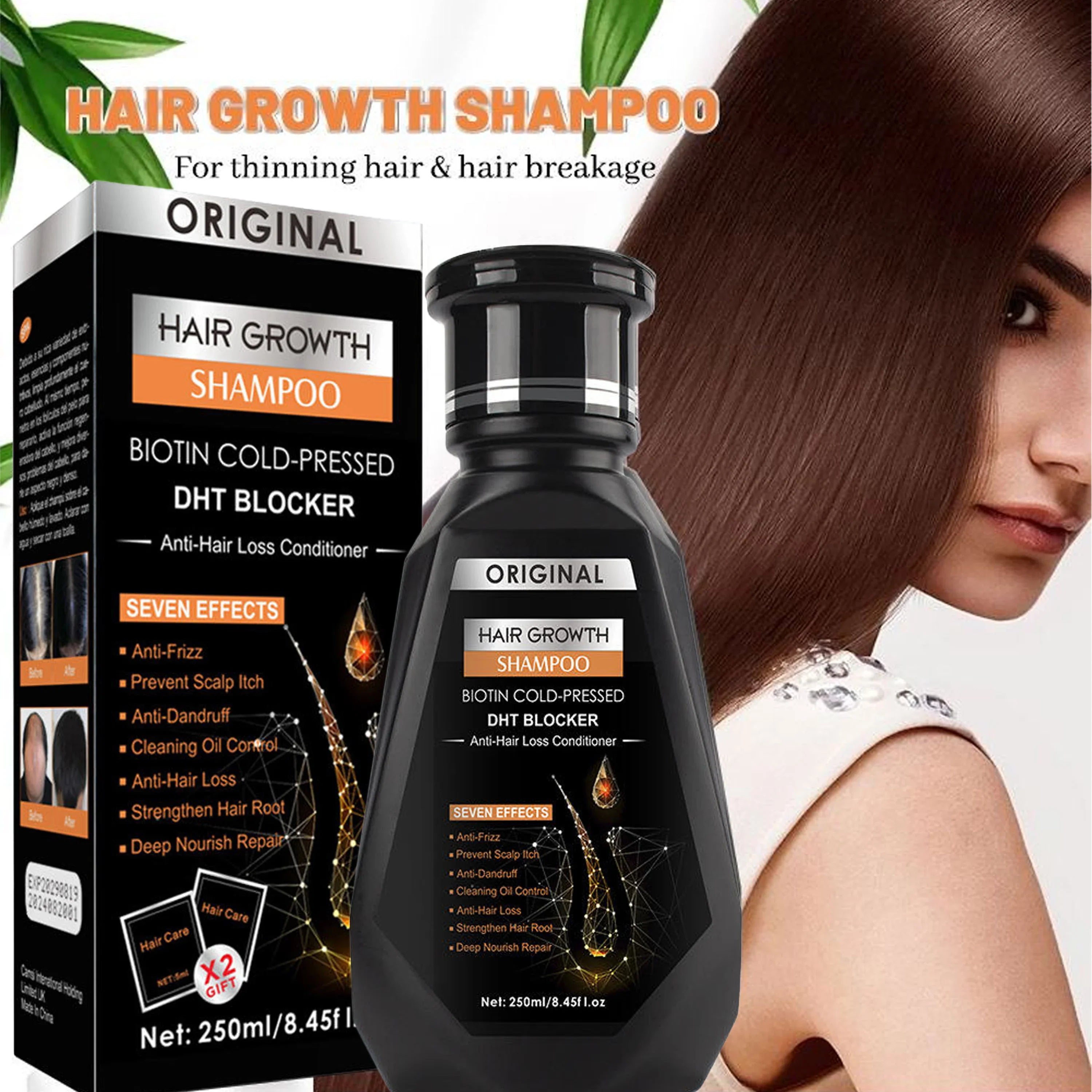 Original Biotin Cold-Pressed Hair Growth Shampoo - 250ml