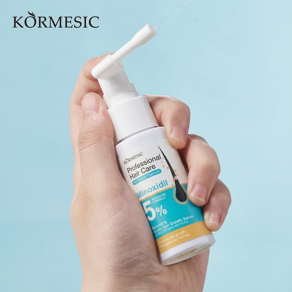 Kormesic 5% Minoxidil & Keratin Hair Growth Serum - 30ml