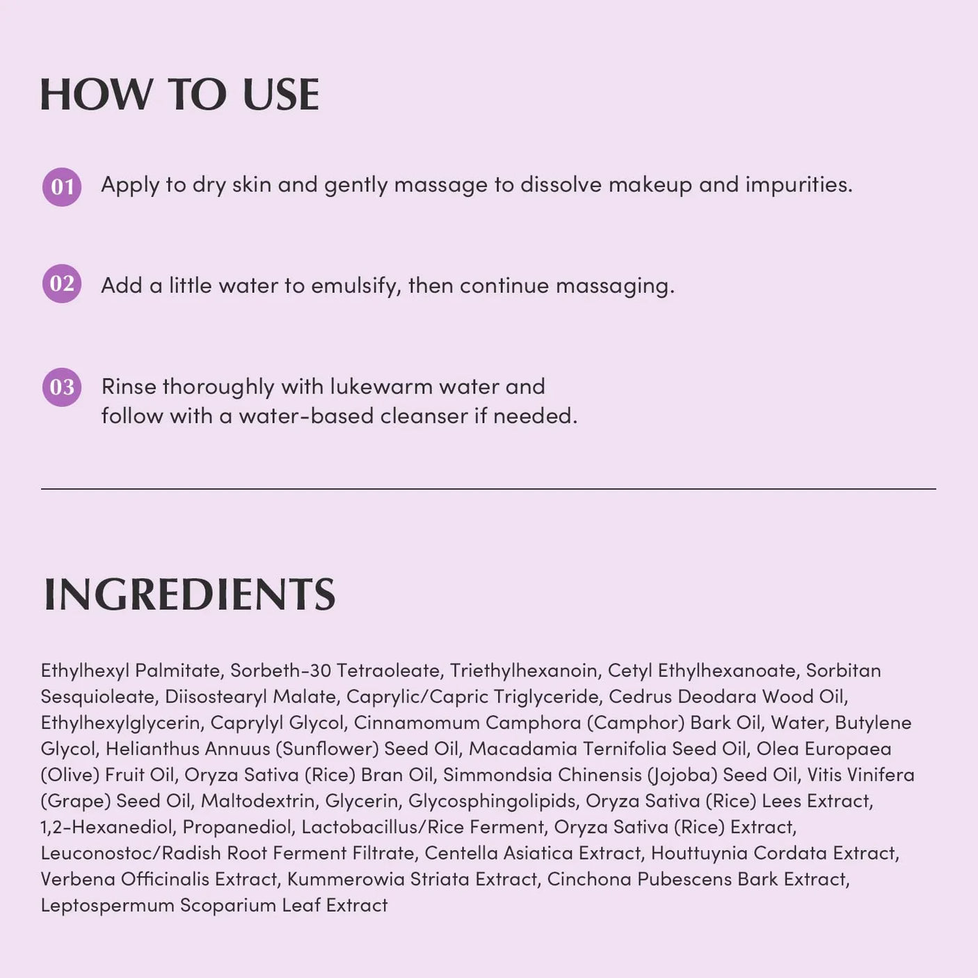 Eqqualberry Purple Rice Pore Smoothing Cleansing Oil - 200ml