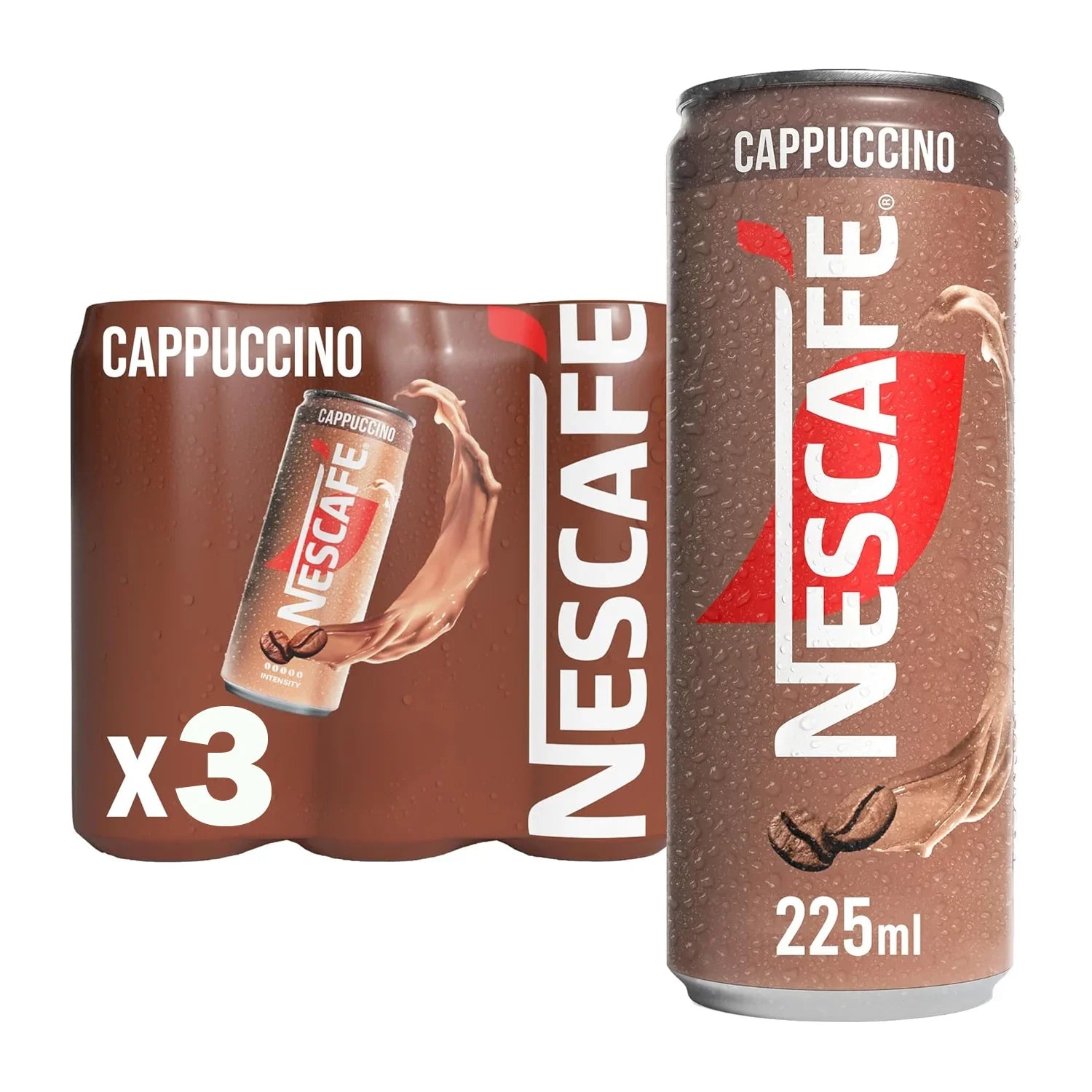 Nescafe Cappuccino Ice Drink - 225ml × 3 Pcs (Offer)