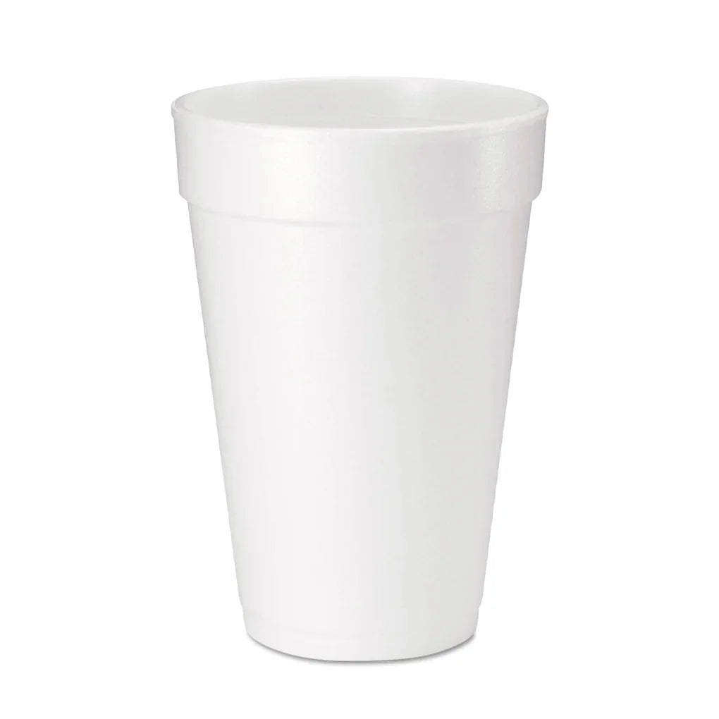 Dart Foam Drinking Cups Hot & Cold Beverages - 25Pcs