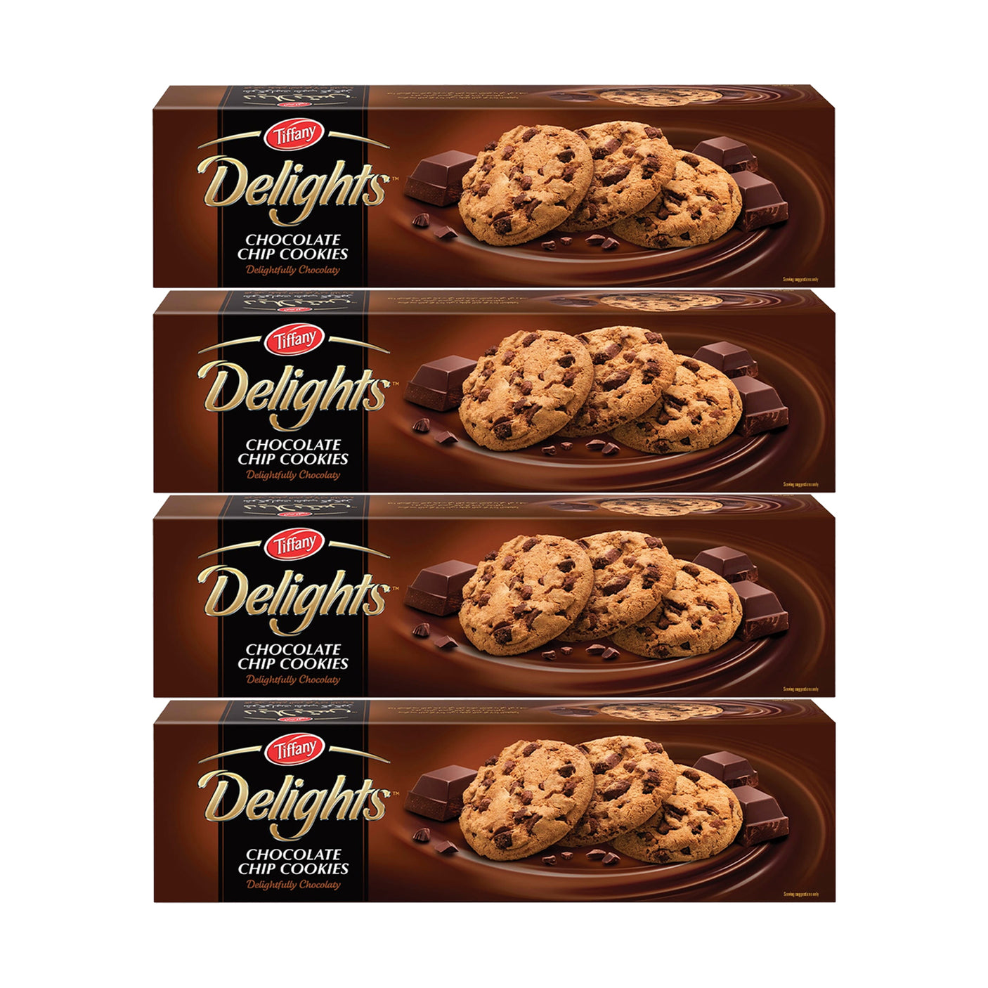 Tiffany Delights Chocolate Chip Cookies - 90g (3+1) Offer