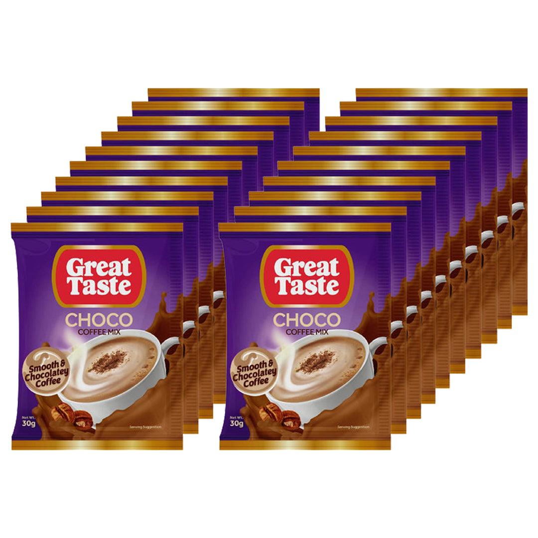 Great Taste Choco Coffee Mix 10 x 30gm (1+1) Offer