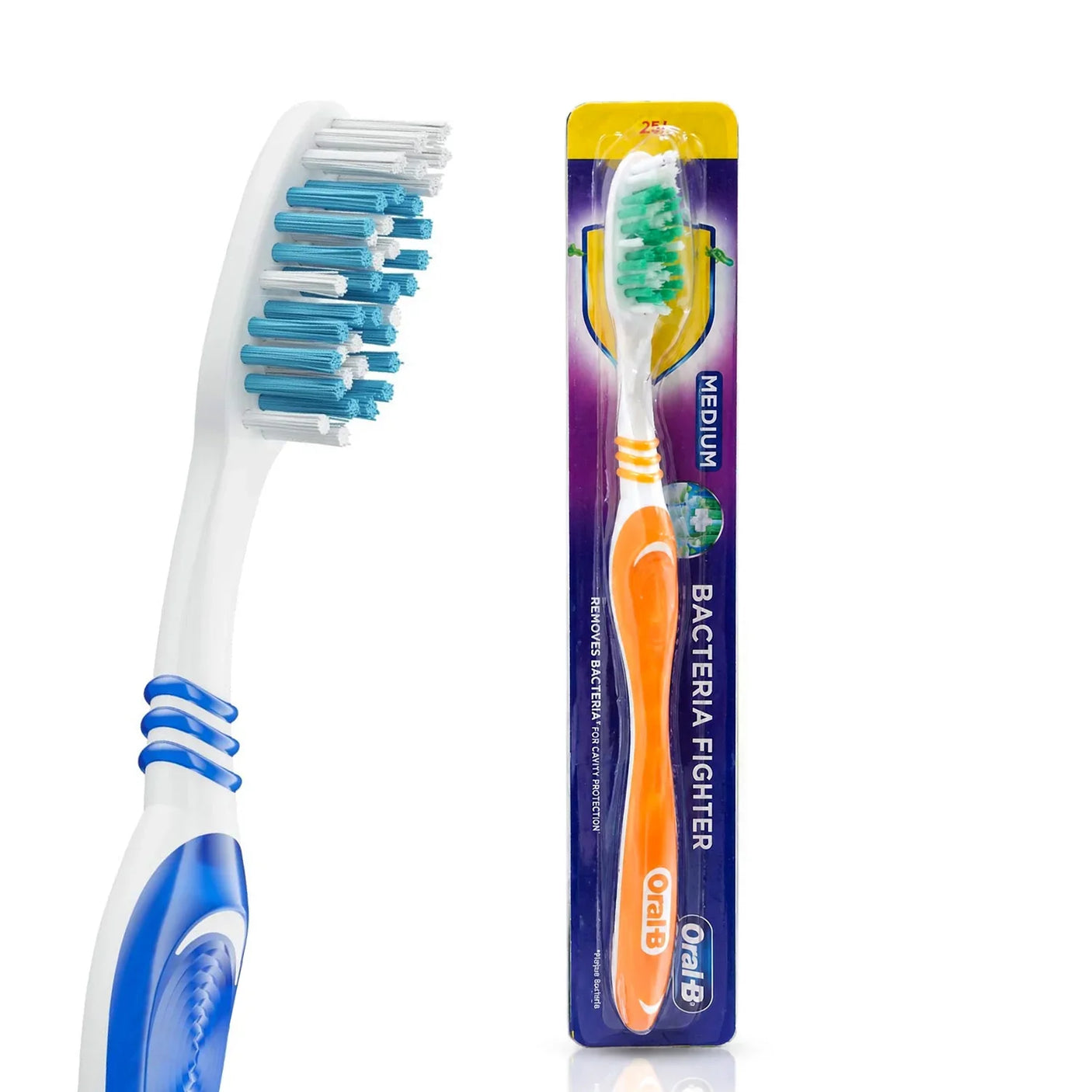 Oral B Toothbrush Bacteria Fighter - Medium