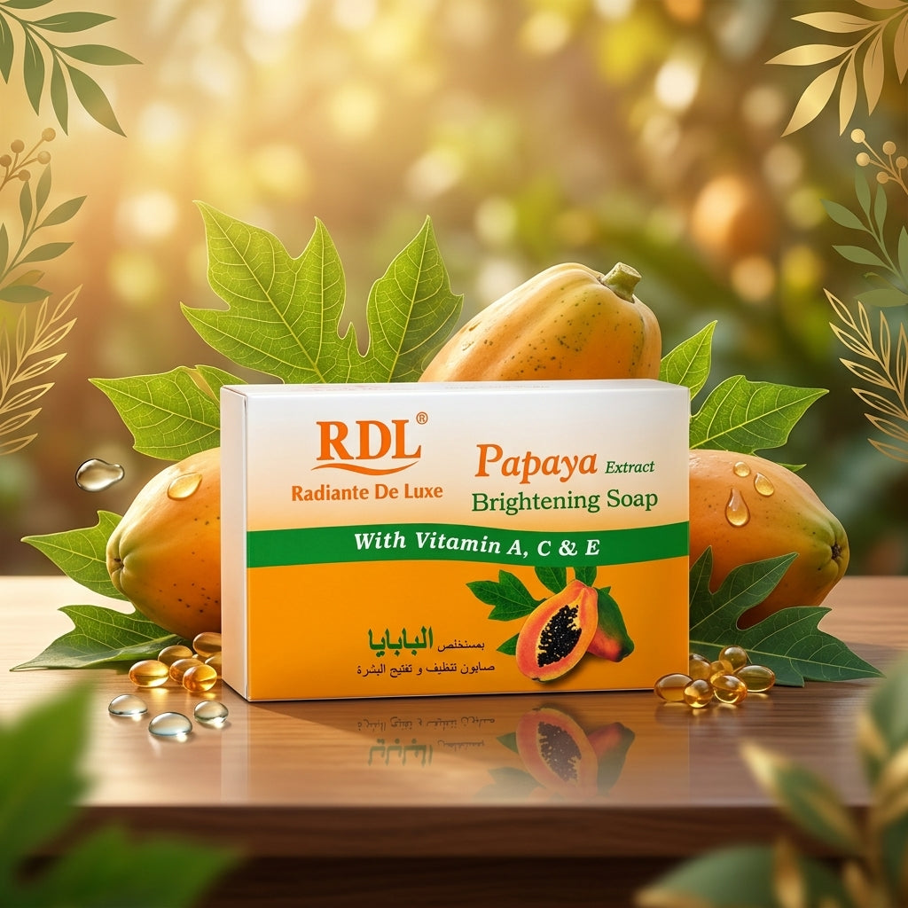 RDL Papaya Extract Brightening Soap - 128g
