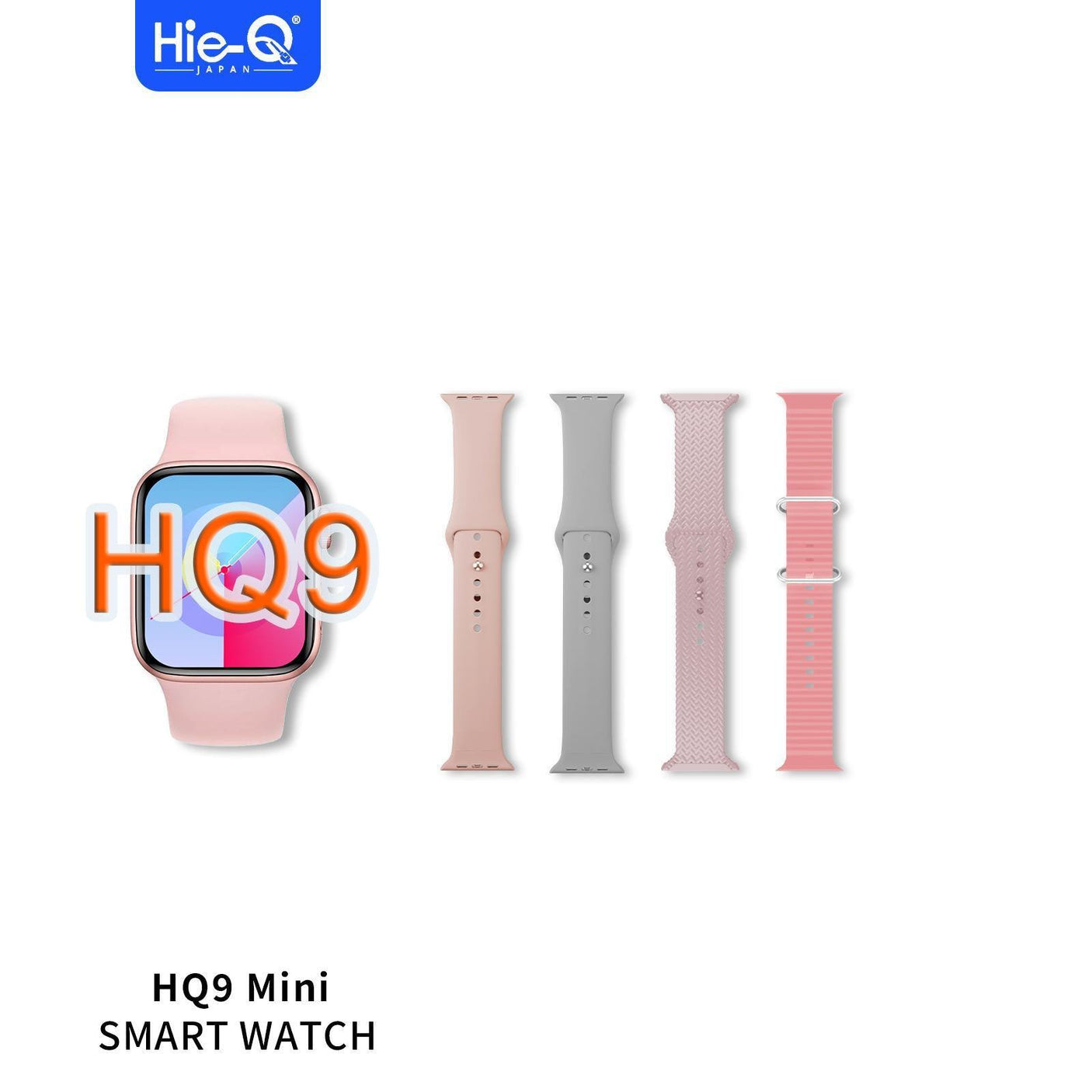ساعة Hie-Q Super Amoled الذكية مع 4 أحزمة - HQ9