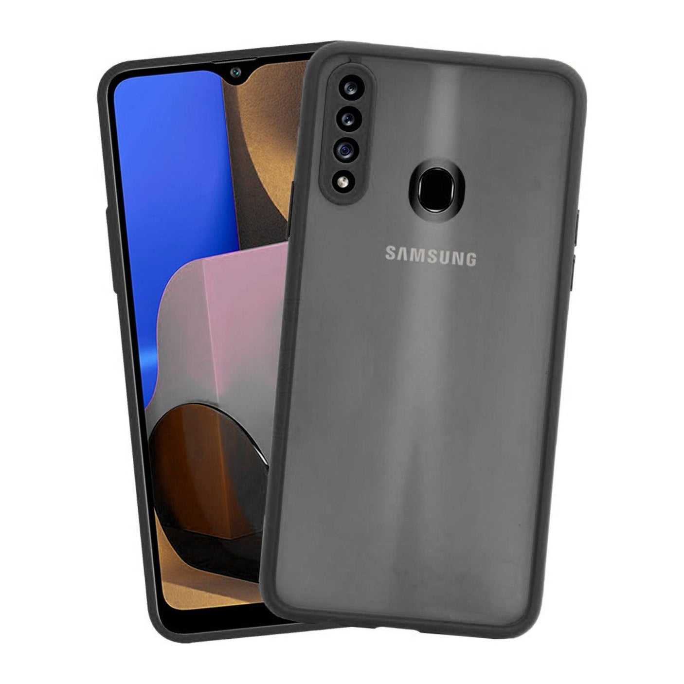 جراب Samsung A20S Fashion Smoke