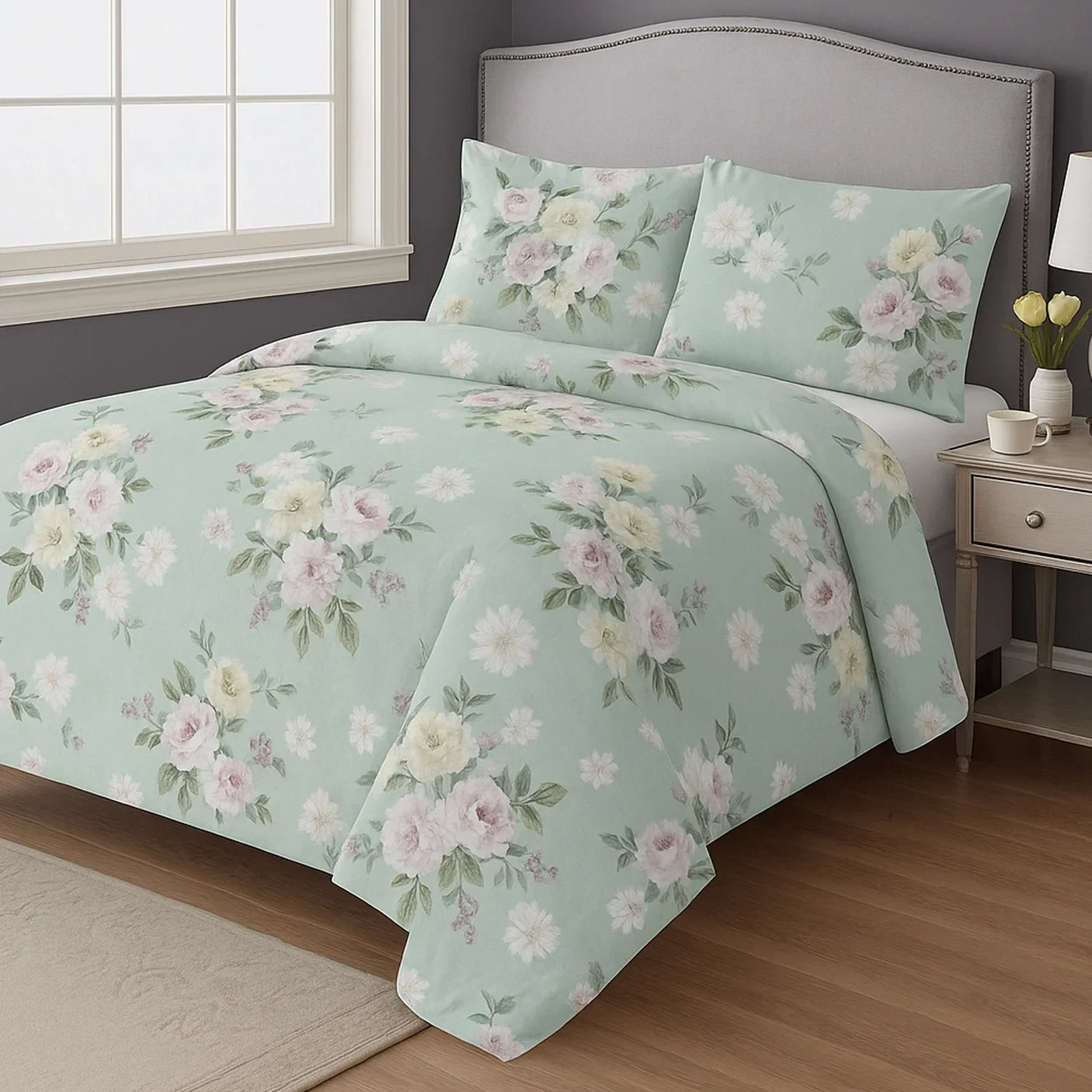 Active High Quality Bed Sheet With One Pillow Cover - 150 x 230 CM