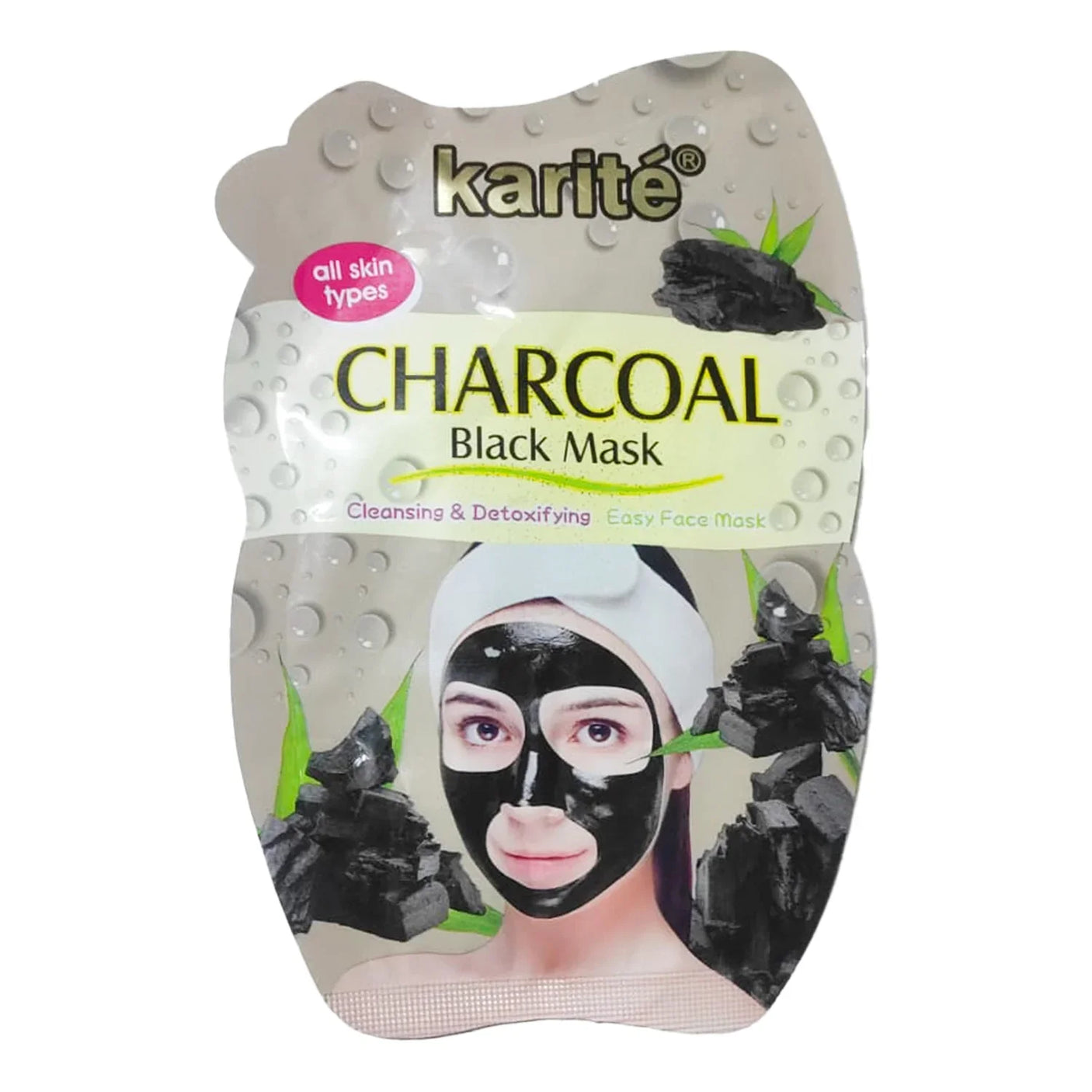Karite Charcoal Sheet Mask - 1pc