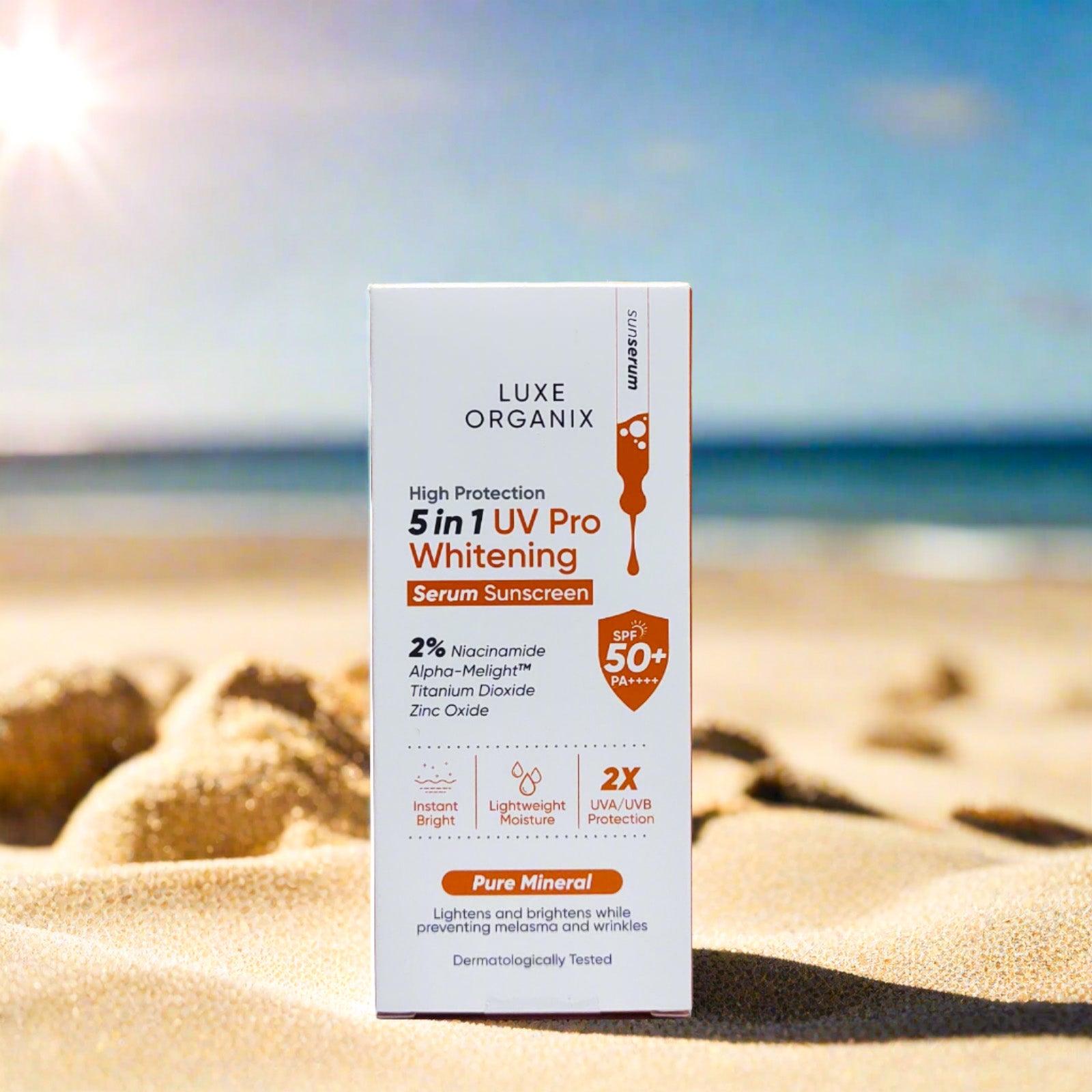 Luxe Organix 5in1 UV Pro Brightening Serum Sunscreen SPF 50+ PA+++ - 40g