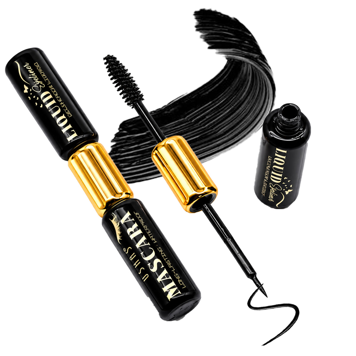 Ushas Mascara and Eyeliner Set - MA1081