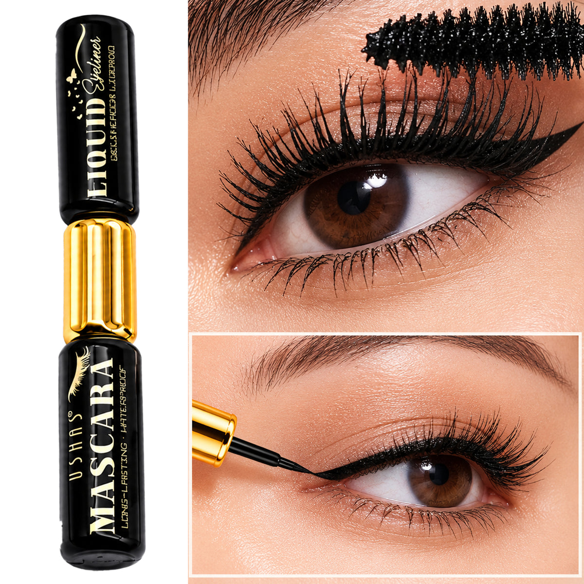 Ushas Mascara and Eyeliner Set - MA1081