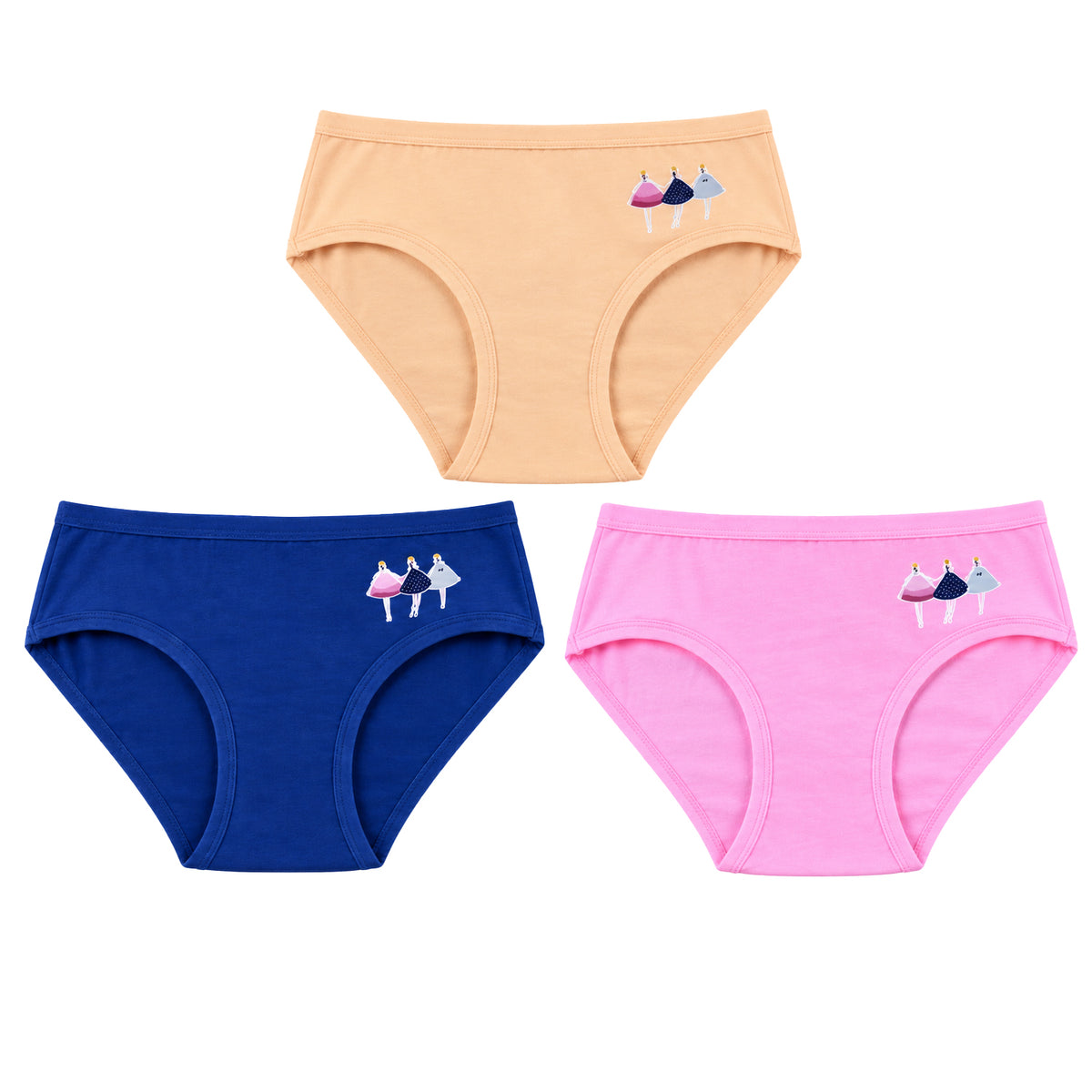 Women’s Everyday Comfort Panties 3 Pcs Set - 3208