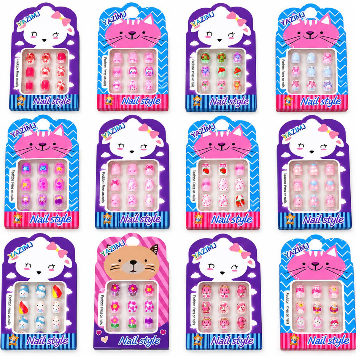 Kiddy Pop Nail Art For Kids 12 Pack - 12052