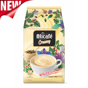 Alicafe Creamy White Coffee 3-in-1 Instant Coffee - 25g x 10 Sachets - Pinoyhyper