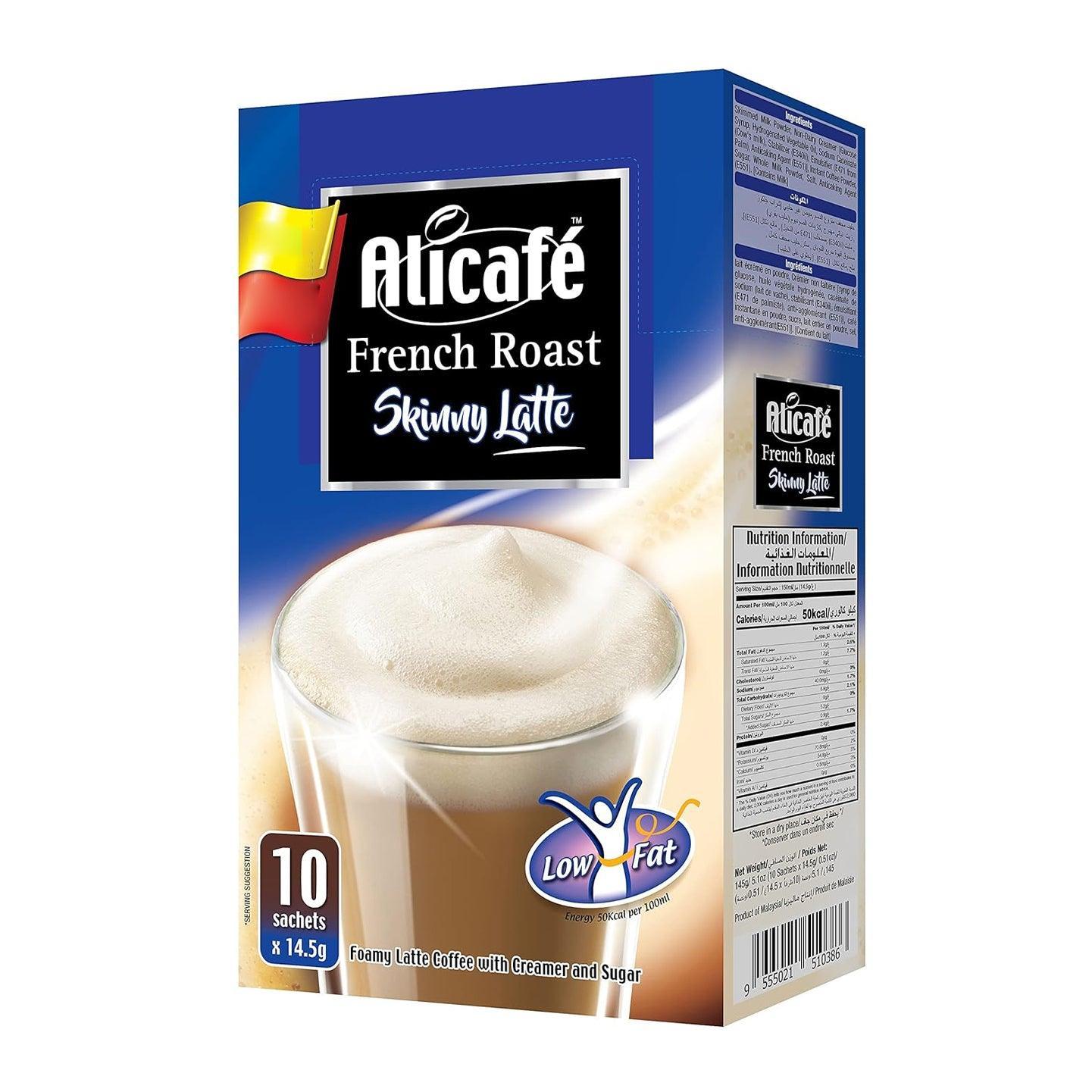 Alicafe French Roast Skinny Latte Coffee - 10 Sachets x 14.5g - Pinoyhyper