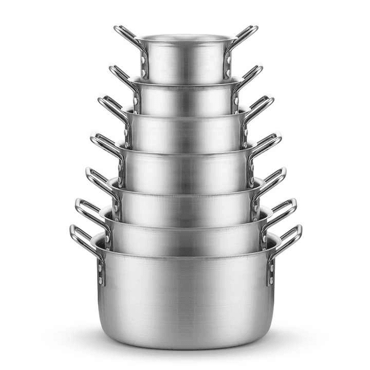 Aluminium Cooking Pot - 7 Pcs - Pinoyhyper