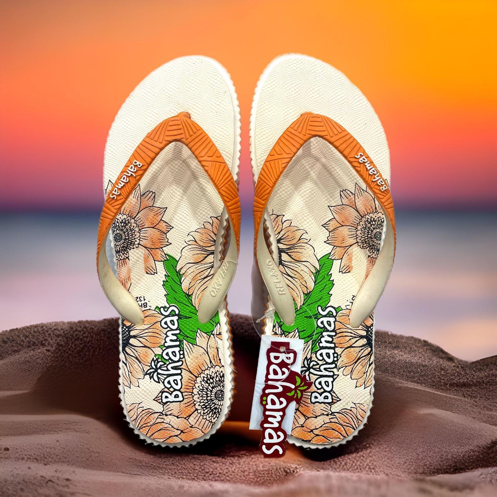 Bahamas Ladies Chappal - BHL132 - Orange Beige â Pinoyhyper