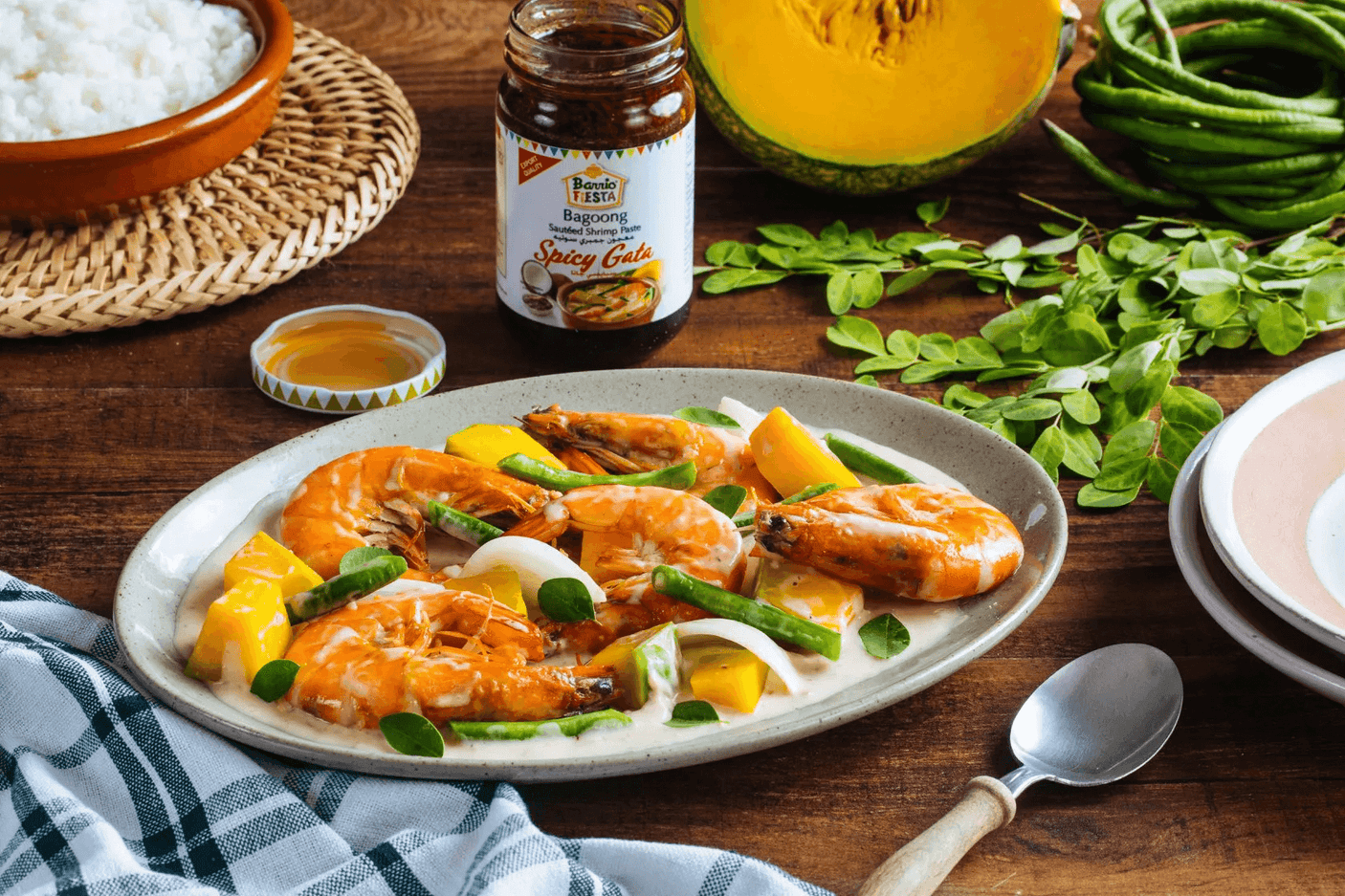Barrio Fiesta Sauteed Shrimp Paste Spicy Gata - 250g - Pinoyhyper