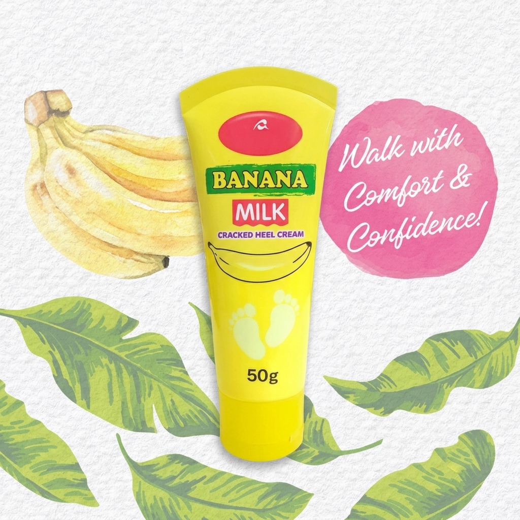 A Bonne Banana Milk Cracked Heel Cream - 50g