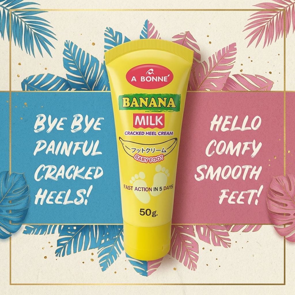A Bonne Banana Milk Cracked Heel Cream - 50g