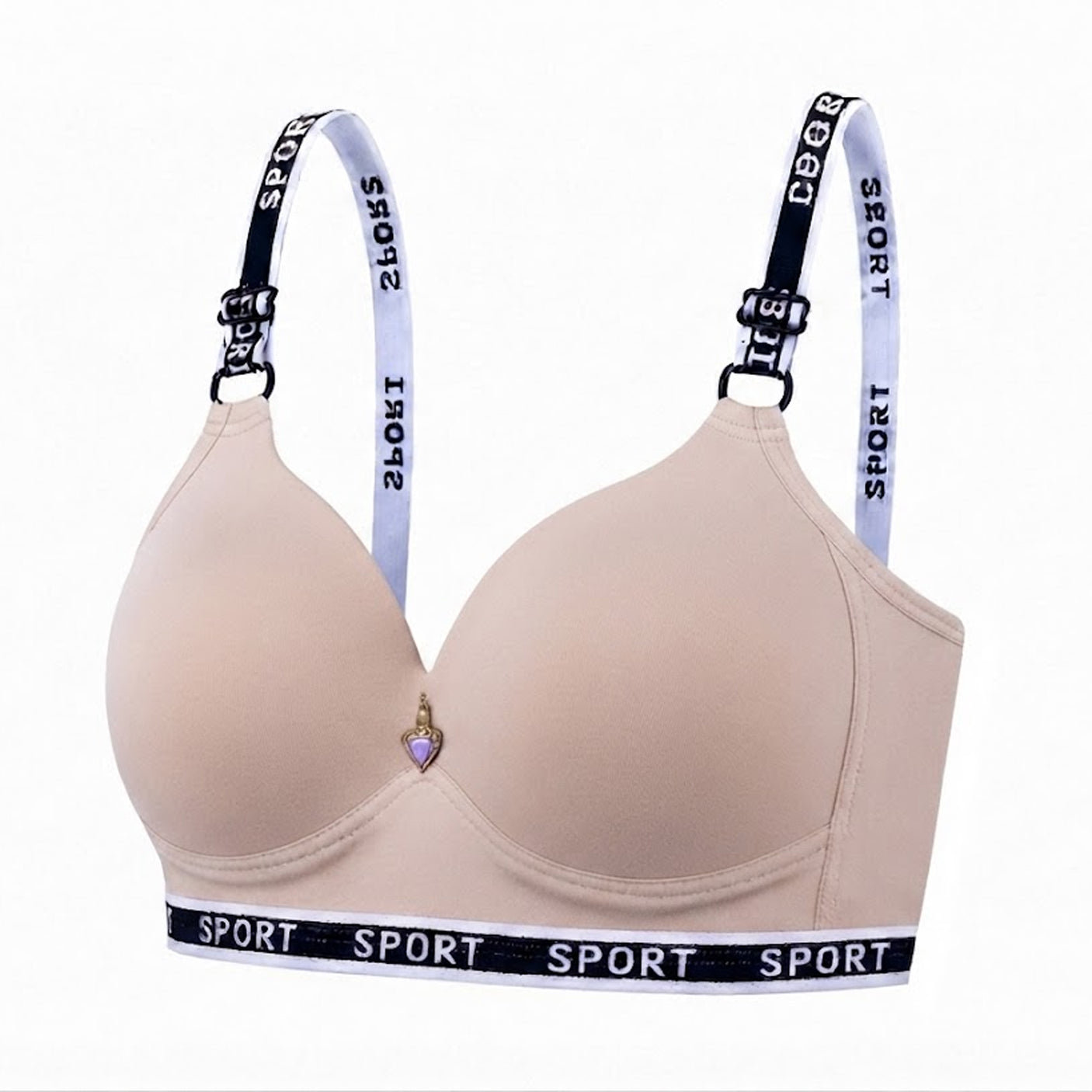 Elastic Band Seamless Active Bra - C5899