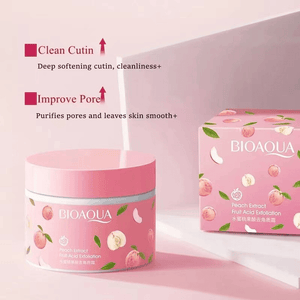 BIOAQUA Peach Extract Exfoliating Body Scrub Gel - 140g - Pinoyhyper